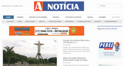 Desktop Screenshot of jornalanoticia.com.br